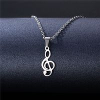 Wholesale Jewelry Stainless Steel Hollow Geometric Tag Necklace Nihaojewelry sku image 28
