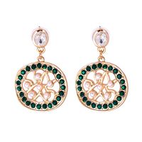 Wholesale Jewelry Fruit Inlaid Diamond Drop Earrings Nihaojewelry sku image 1