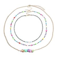 Großhandel Schmuck Im Böhmischen Stil Handgemachte Perlen Mehrschichtige Halskette Nihaojewelry sku image 2