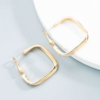 Wholesale Jewelry Geometric Gold Plating Earrings Nihaojewelry sku image 1