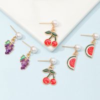 Nihaojewelry Wholesale Jewelry Fashion Fruit Pendant Stud Earrings main image 3