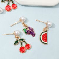 Nihaojewelry Wholesale Jewelry Fashion Fruit Pendant Stud Earrings main image 6