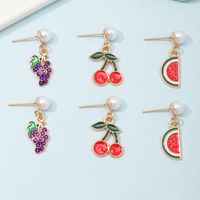 Nihaojewelry Wholesale Jewelry Fashion Fruit Pendant Stud Earrings sku image 1