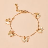 Wholesale Jewelry New Fashion Golden Butterfly Tassel Anklet Nihaojewelry main image 3