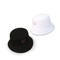 Nihaojewelry Korean Style Wide-brimmed Two-color Smiley Sunshade Fisherman Hat Wholesale main image 5