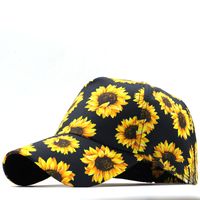 Nihaojewelry Mode Tournesol Impression Casquette De Baseball En Gros main image 4