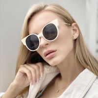 Nihaojewelry Wholesale Fashion Cat Eye Shape Big Frame Sunglasses main image 1