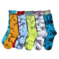 Nihaojewelry Tie-dyed Middle Tube High Top Socks Wholesale main image 3