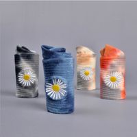 Nihaojewelry Tie-dye Embroidery Daisy Middle Tube High-top Cotton Socks Wholesale main image 4