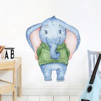 Nihaojewelry Großhandel Einfacher Cartoon Elefant Eingang Wandaufkleber main image 5