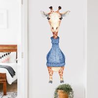 Nihaojewelry Wholesale Fashion Cartoon Giraffe Bedroom Entrance Wall Sticker main image 3