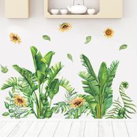 Nihaojewelry Großhandel Mode Tropische Pflanze Sonnenblume Schlafzimmer Wandaufkleber main image 1