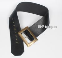 Nihaojewelry Wholesale Fashion Pin Buckle Black Wide Belt main image 6