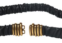 Nihaojewelry Wholesale Fashion Fold Elastic Black Belt main image 4