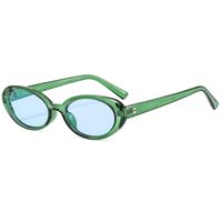 Nihaojewelry Wholesale Fashion Gradient Small Oval Sunglasses sku image 4