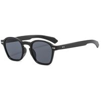 Nihaojewelry Wholesale Retro Round Frame Anti-ultraviolet Sunglasses sku image 6