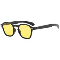 Nihaojewelry Wholesale Retro Round Frame Anti-ultraviolet Sunglasses sku image 2