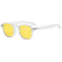 Nihaojewelry Wholesale Retro Round Frame Anti-ultraviolet Sunglasses sku image 4