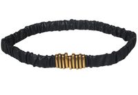 Nihaojewelry Wholesale Fashion Fold Elastic Black Belt sku image 1