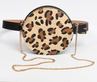 Nihaojewelry Wholesale Fashion With Leopard Print Round Waist Bag Belt sku image 2