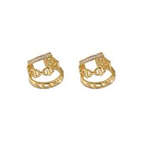 Nihaojewelry Wholesale Jewelry Fashion Letters Inlaid With Rhinestone Ear Bone Clip main image 6