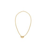 Wholesale Jewelry Geometric Double Layer Chain Hip-hop Style Necklace Earrings Nihaojewelry main image 6
