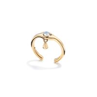 Wholesale Jewelry Water Drop Shape Opal Copper Ring Necklace Set Nihaojewelry main image 6
