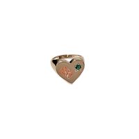 Nihaojewelry Wholesale Jewelry Fashion Heart Copper Inlaid Zircon Ring main image 6