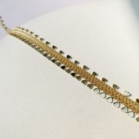 Wholesale Jewelry Heart Shape Tassel 18k Gold Clavicle Chain Fashion Necklace Nihaojewelry main image 5