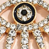 Vente En Gros Bijoux Nouvelles Boucles D&#39;oreilles Oeil De Diable En Strass En Alliage Nihaojewelry main image 5