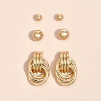 Nihaojewelry Wholesale Jewelry Fashion Geometric Alloy Metal Ear Buckle main image 1