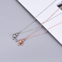 Vente En Gros Bijoux Pendentif Gourde Collier En Acier Titane Nihaojewelry main image 1