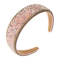 Wholesale Jewelry Baroque Flash Diamond Wide-brimmed Headband Nihaojewelry main image 6
