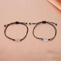 Wholesale Jewelry Stainless Steel Hollow Sun Moon Couple Bracelet Set Nihaojewelry main image 4