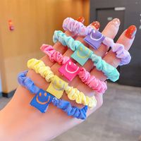 Wholesale Jewelry Cute Smiling Face Fabricelastic Rubber Band Nihaojewelry main image 4