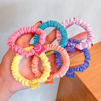 Wholesale Jewelry Cute Smiling Face Fabricelastic Rubber Band Nihaojewelry main image 5