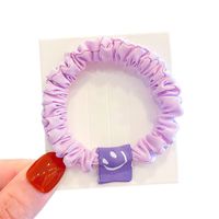 Wholesale Jewelry Cute Smiling Face Fabricelastic Rubber Band Nihaojewelry main image 6