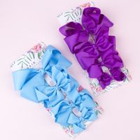 Wholesale Solid Color Bow Duckbill Clip Children's Hairpins Nihaojewelry main image 1