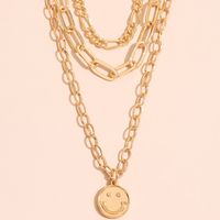 Wholesale Jewelry Smiling Lady Multi-layer Necklace Nihaojewelry main image 5