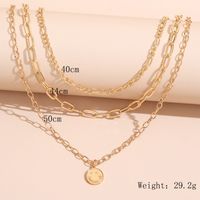 Wholesale Jewelry Smiling Lady Multi-layer Necklace Nihaojewelry main image 6