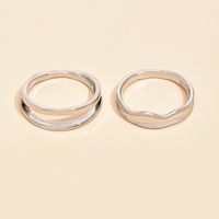 Wholesale Jewelry Simple Geometric Hollow Ring Set Nihaojewelry main image 3