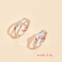 Wholesale Jewelry Simple Geometric Hollow Ring Set Nihaojewelry main image 4
