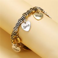 Wholesale Jewelry Mixed-color Heart Letter Bracelet Nihaojewelry main image 5