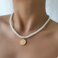 Wholesale Jewelry Fashion Portrait Pendent Pearl Necklace Nihaojewelry main image 7