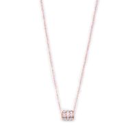 Wholesale Jewelry Three-layer Square Diamond Ring Pendant Titanium Steel Necklace Nihaojewelry main image 3
