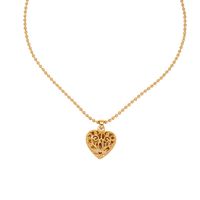 Wholesale Jewelry Hollow Heart Pendant Necklace Nihaojewelry main image 6
