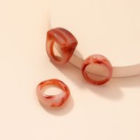 Wholesale Jewelry Retro Acrylic Resin Ring Set Nihaojewelry main image 5