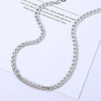 Wholesale Jewelry Cuban Chain Stainless Steel Clavicle Chain Necklace Nihaojewelry main image 4
