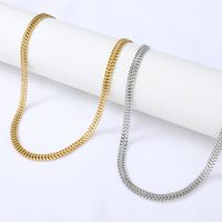 Wholesale Jewelry Simple Stainless Steel Double Layer Necklace Nihaojewelry main image 1
