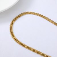 Wholesale Jewelry Simple Stainless Steel Double Layer Necklace Nihaojewelry main image 3